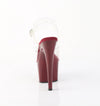 ADORE-708 Plateau Sandaletten Dunkel Rot von Pleaser – Ansicht 4