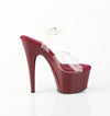 ADORE-708 Plateau Sandaletten Dunkel Rot von Pleaser – Ansicht 5