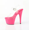ADORE-708 Plateau Sandaletten Pink Lack von Pleaser – Ansicht 3