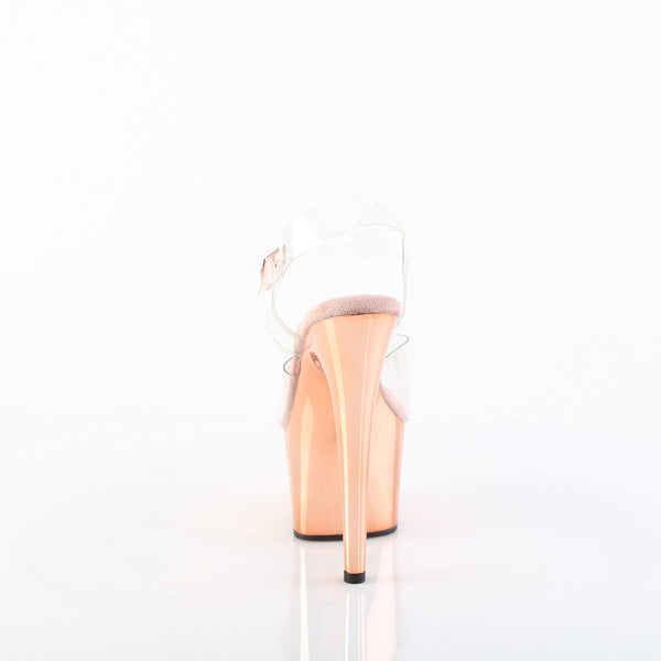 ADORE-708 Sandalette Plateauschuhe Bronze von Pleaser – Ansicht 4