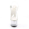 ADORE-708 Plateau Sandaletten Transparent von Pleaser – Ansicht 2