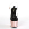 ADORE-708 Plateau Sandaletten Rose Gold von Pleaser – Ansicht 2