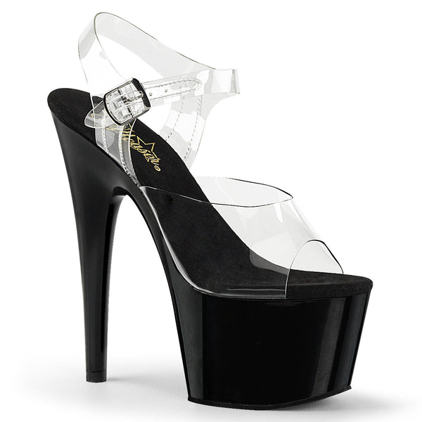 ADORE-708 Plateau Sandaletten Schwarz von Pleaser