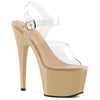 ADORE-708 Plateau Sandaletten - Creme von Pleaser