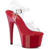 ADORE-708 Plateau Sandaletten Rot Lack von Pleaser