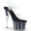ADORE-708CG Plateau Sandaletten Schwarz von Pleaser