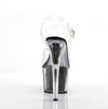 ADORE-708G Plateau Sandaletten - Schwarz von Pleaser – Ansicht 4