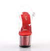 ADORE-708G Plateau Sandaletten - Rot von Pleaser – Ansicht 2