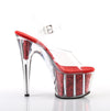 ADORE-708G Plateau Sandaletten - Rot von Pleaser – Ansicht 5