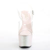 ADORE-708HMG Plateau Sandaletten Opal Rosa von Pleaser – Ansicht 2