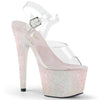 ADORE-708HMG Plateau Sandaletten Opal Rosa von Pleaser