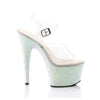 ADORE-708LG Plateau Sandaletten Opal Rosa von Pleaser – Ansicht 5