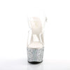 ADORE-708LG Plateau Sandaletten Silber von Pleaser – Ansicht 2