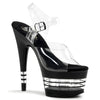 ADORE-708LN Plateau Sandaletten - Schwarz von Pleaser