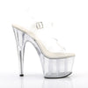 ADORE-708MG Plateau Sandaletten klar von Pleaser – Ansicht 5