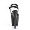 ADORE-708N Plateau Sandaletten - Schwarz von Pleaser – Ansicht 4
