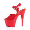 ADORE-708N Sandalette Plateauschuhe Rot von Pleaser – Ansicht 3