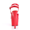 ADORE-708N Sandalette Plateauschuhe Rot von Pleaser – Ansicht 4