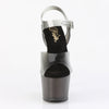 ADORE-708N-T Plateau Sandaletten Schwarz Getönt von Pleaser – Ansicht 2