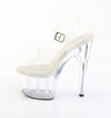 ADORE-708PREM Plateau Sandaletten Transparent TPU von Pleaser – Ansicht 3