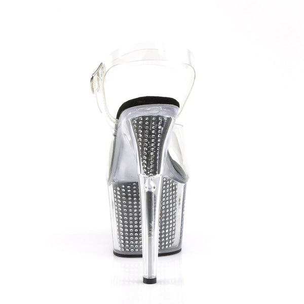 ADORE-708SRS Plateau Sandaletten - Schwarz von Pleaser – Ansicht 4