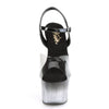 ADORE-708T-2 Plateau Sandaletten Schwarz/Transparent von Pleaser – Ansicht 2