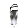ADORE-708T-2 Plateau Sandaletten Schwarz/Transparent von Pleaser – Ansicht 4