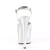 ADORE-709-2G Plateau Sandaletten Silber Glitzer von Pleaser – Ansicht 4