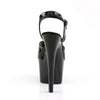 ADORE-709 Plateau Sandaletten Lack Schwarz von Pleaser – Ansicht 4