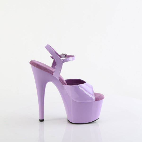 ADORE-709 - Plateau High Heel Sandaletten - Lila Lack von Pleaser – Ansicht 5