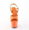 ADORE-709 Plateau Sandaletten Orange Lack von Pleaser – Ansicht 2