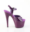 ADORE-709 Plateau Sandaletten Dunkel Violett Lack von Pleaser – Ansicht 5