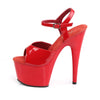 ADORE-709 Sandalette Plateauschuhe Rot von Pleaser – Ansicht 3