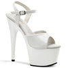 ADORE-709 Plateau Sandaletten Weiss von Pleaser