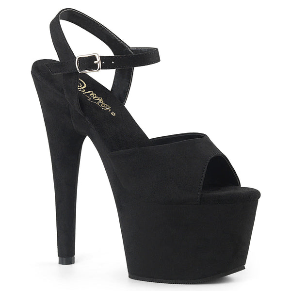 ADORE-709FS Plateau Sandaletten Schwarz von Pleaser