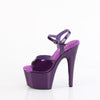 ADORE-709GP Plateau Sandaletten Lila von Pleaser – Ansicht 3