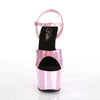 ADORE-709HGCH Plateau Sandaletten Baby Pink Chrom von Pleaser – Ansicht 2