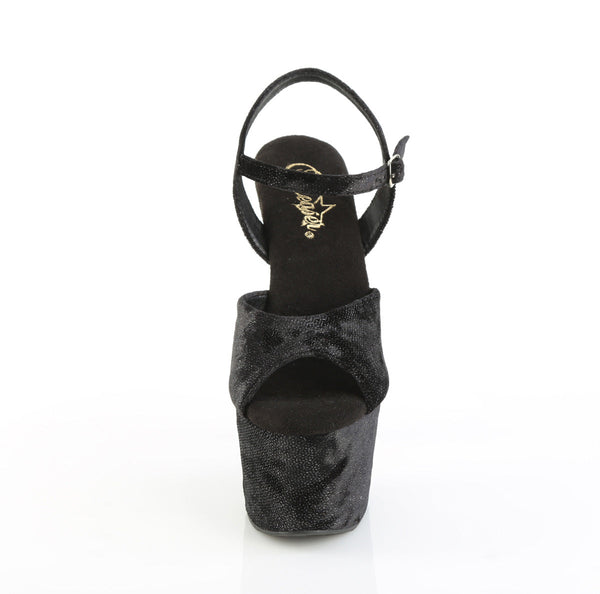 ADORE-709WR Sandalette Plateauschuhe Schwarz von Pleaser – Ansicht 2