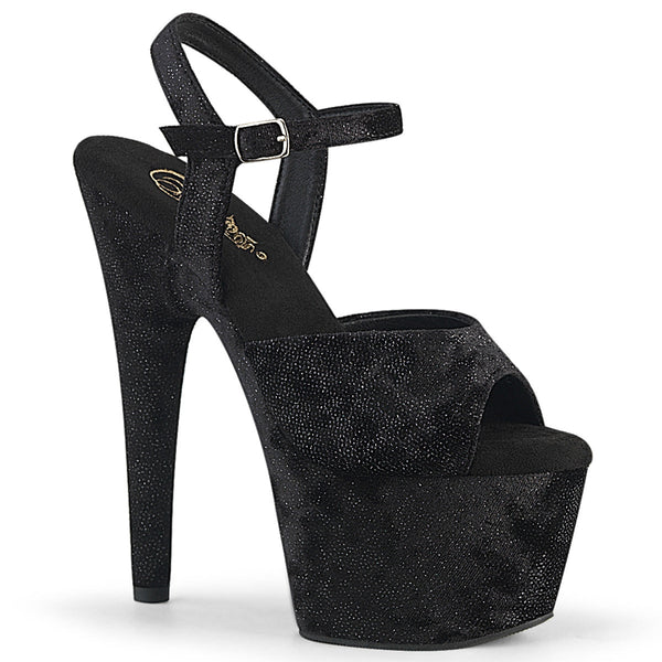 ADORE-709WR Sandalette Plateauschuhe Schwarz von Pleaser