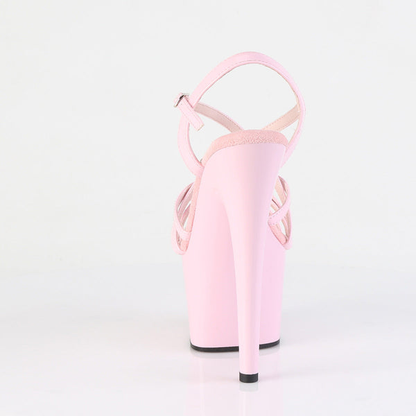 ADORE-713 Plateau Sandaletten Rosa Lack von Pleaser – Ansicht 4