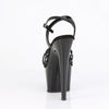 ADORE-717 Plateau Sandaletten Schwarz Lack von Pleaser – Ansicht 4