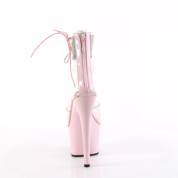ADORE-724RS Plateau Sandaletten Rosa Lack von Pleaser – Ansicht 4