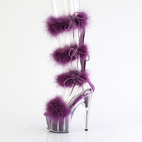 ADORE-728F Plateau Sandaletten Lila von Pleaser – Ansicht 3