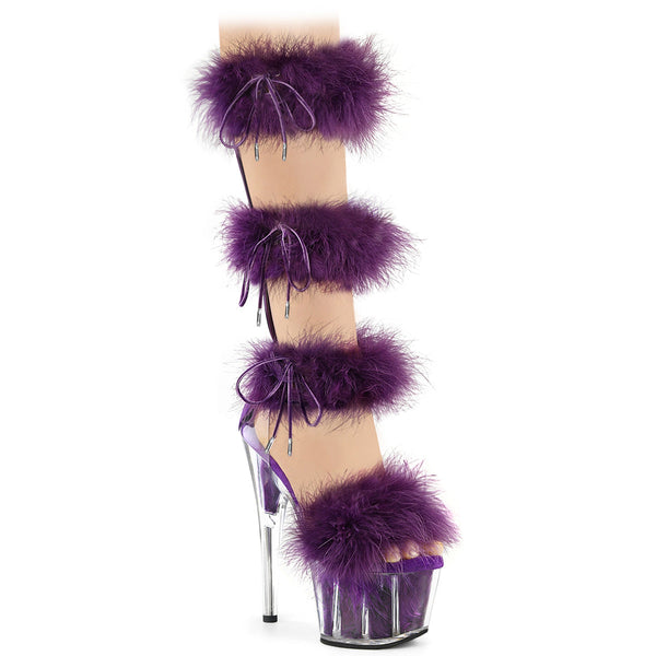 ADORE-728F Plateau Sandaletten Lila von Pleaser