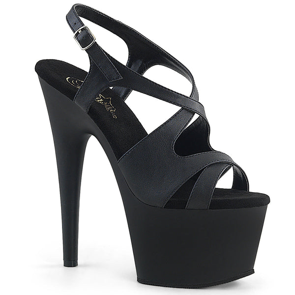 ADORE-730 Plateau Sandaletten Schwarz von Pleaser