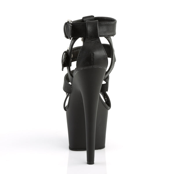 ADORE-758 Plateau Sandaletten Schwarz von Pleaser – Ansicht 4