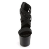 ADORE-769 Plateau Sandaletten Schwarz von Pleaser – Ansicht 2