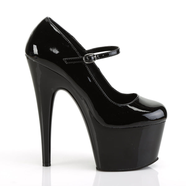 ADORE-787 Plateau Pumps Schwarz von Pleaser – Ansicht 5