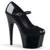 ADORE-787 Plateau Pumps Schwarz von Pleaser