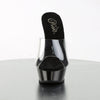 ALLURE-601 Plateau Pantoletten Schwarz/Transparent von Pleaser – Ansicht 2